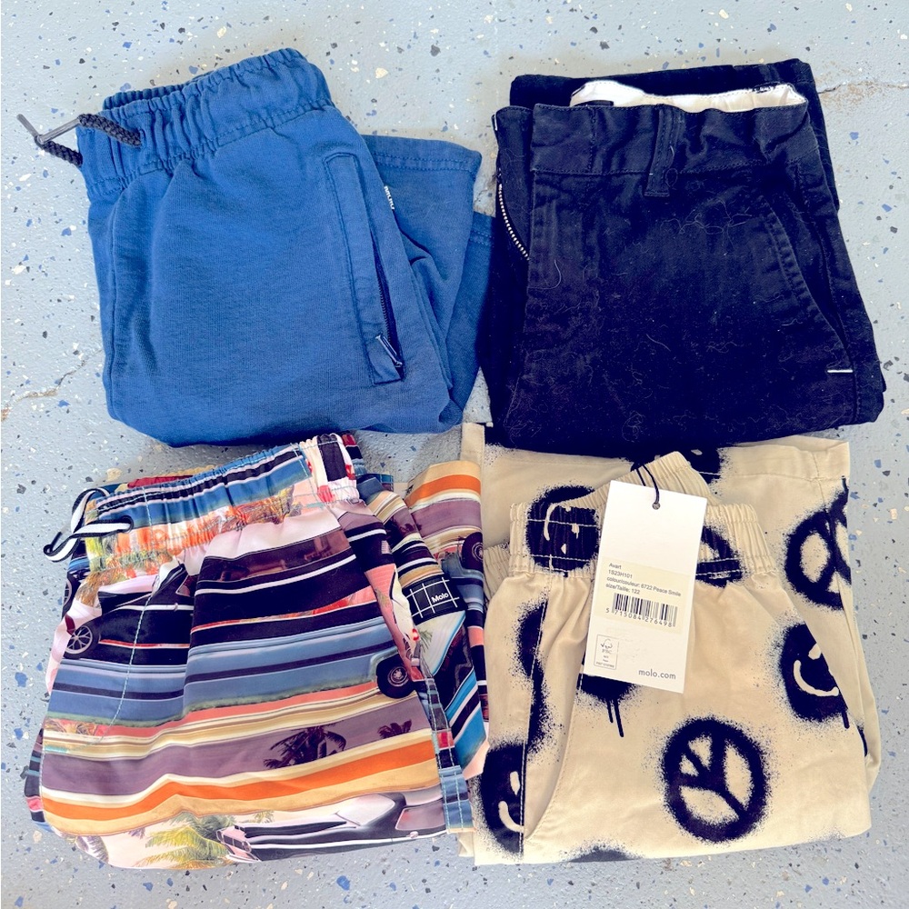 Bundle of 4 Molo shorts mostly size 10 and 1 NWT